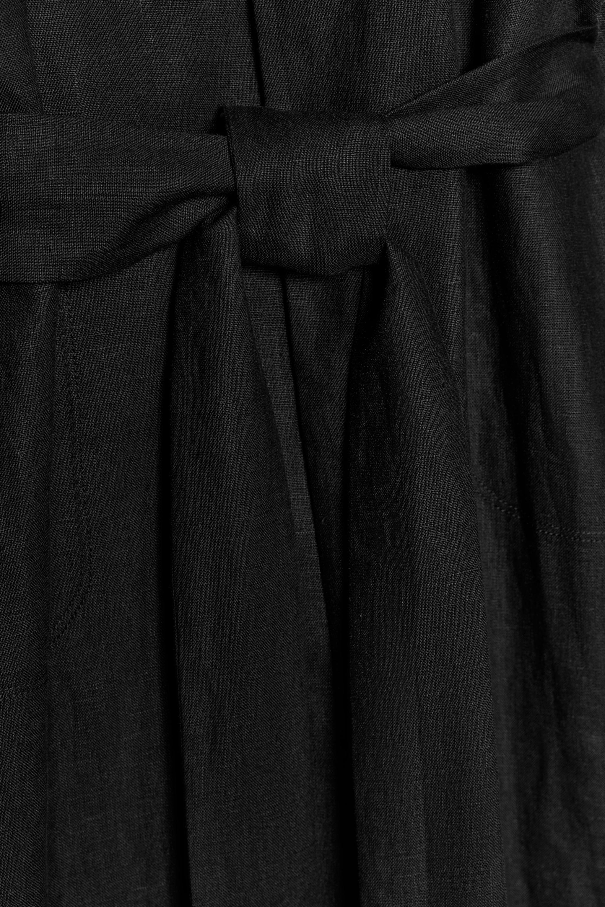 ZW COLLECTION BELTED LINEN COAT
